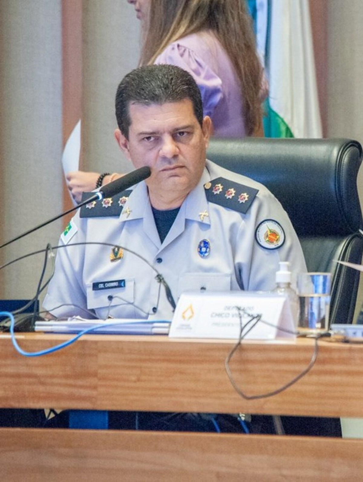  Coronel Marcelo Casimiro Vasconcelos Rodrigues prestou depoimento à CPI dos Atos Antidemocráticos da CLDF.