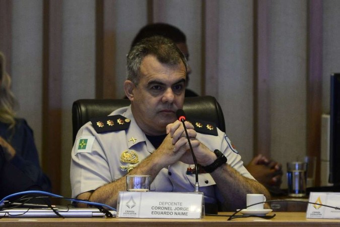 O coronel Jorge Eduardo Naime é u m dos denunciados pelas investigações dos atos de 8/1 -  (crédito:  Marcelo Ferreira/CB/D.A Press)