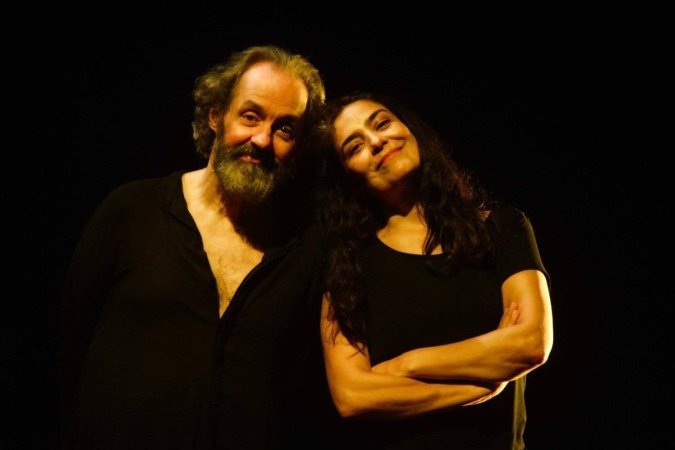 Daniel Dantas e Letícia Sabatella vivem os personagens de clássico grego em pela no Teatro Unip - (crédito: Gilson Camargo) Daniel Dantas e Letícia Sabatella vivem os personagens de clássico grego em pela no Teatro Unip - (crédito: Gilson Camargo)