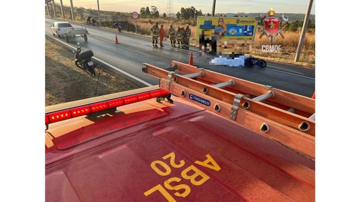 Motociclista morre após se envolver em acidente na BR-070