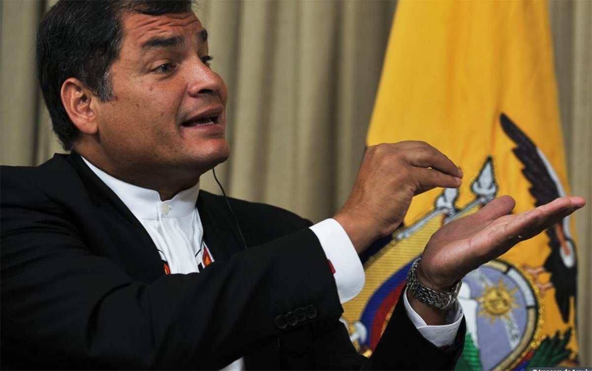 Rafael Correa, ex-líder do Equador: 