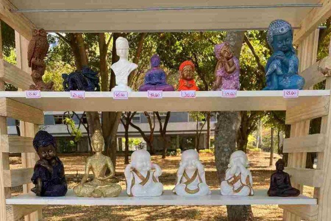  Artesanato oriental foi um dos atrativos para quem esteve no encontro de celebração