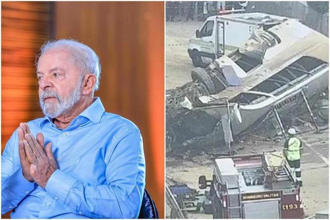 Lula lamentou o acidente com os torcedores do Corinthians. Sete pessoas morreram - (crédito: Ricardo Stuckert/PR e Reprodução/X)
