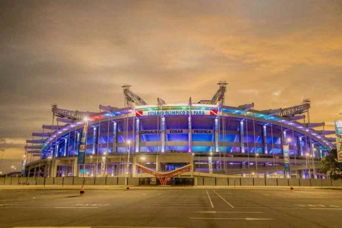 O Mangueirão possui capacidade para quase 54 mil pessoas  -  (crédito: Alex Ramos / Ag. Pará)