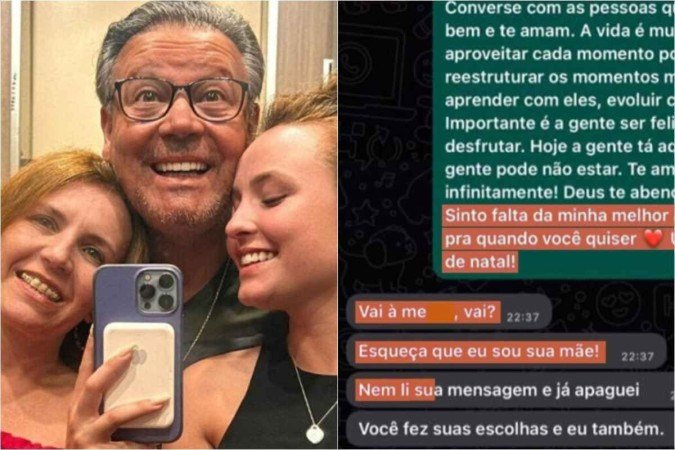 Mensagem de Silvana mandando Larissa Mensagem de Silvana mandando Larissa