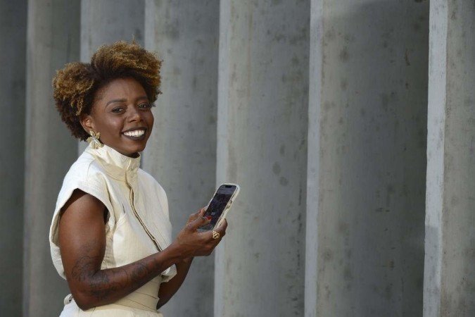  22/08/2023 Crédito: Marcelo Ferreira/CB/D.A Press. Brasil. Brasília - DF - Pessoas que são sensações de Brasília, virais e influentes com conteúdos diversos nas redes sociais. Jacira Doce.