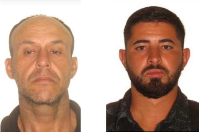 Rubens Brayner (D), se entregou à PCDF na tarde desta quarta-feira (22/8). Marcos Rogério (E) continua foragido. - (crédito: DivulgaÃção/PCDF) Rubens Brayner (D), se entregou à PCDF na tarde desta quarta-feira (22/8). Marcos Rogério (E) continua foragido. - (crédito: DivulgaÃção/PCDF)