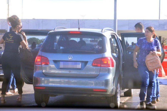  23/08/2023 Credito: Ed Alves/CB/DA.Press. Cidades. Transporte Pirata. Plataforma Superior da Rodovíaria. 