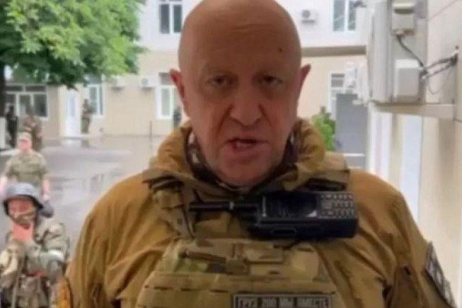 Imagem de vídeo de Prigozhin fazendo discurso em Rostov em 24 de junho - (crédito: Reprodução) Imagem de vídeo de Prigozhin fazendo discurso em Rostov em 24 de junho - (crédito: Reprodução)