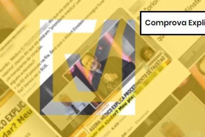Etiqueta do Comprova Explica - (crédito: Comprova/ reprodução ) Etiqueta do Comprova Explica - (crédito: Comprova/ reprodução )