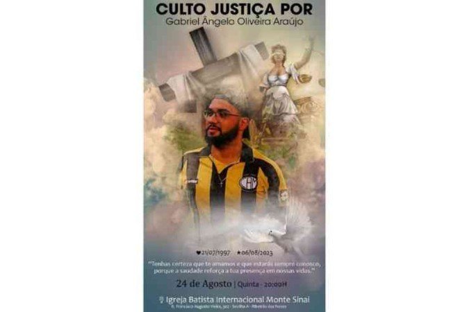 Família marca culto em homenagem a jovem morto após atropelamento de cão - (crédito: Reprodução/ Redes sociais ) Família marca culto em homenagem a jovem morto após atropelamento de cão - (crédito: Reprodução/ Redes sociais )