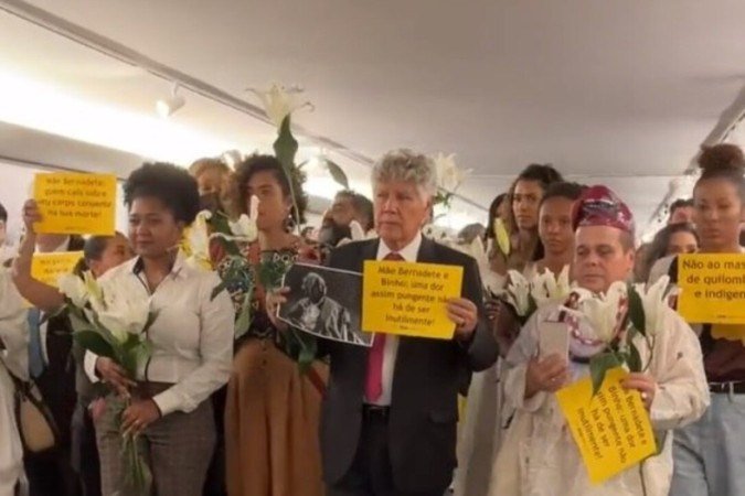 Deputados e ativistas cobraram respostas sobre o assassinato -  (crédito: Reprodução/Redes sociais)