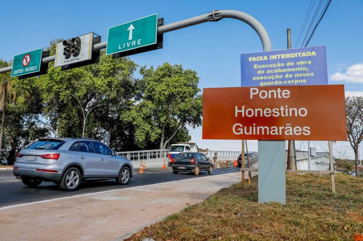 Ponte Honestino Guimarães será interditada para manutenção nesta sexta