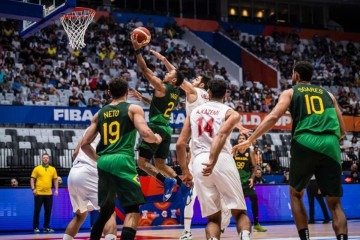 O Brasil não foi incomodado em momento algum da partida pela frágil seleção iraniana na manhã deste sábado -  (crédito: Divulgação/CBB)