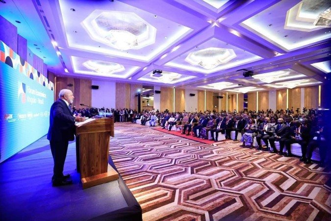  Presidente da República, Luiz Inácio Lula da Silva. Encerramento do Fórum Econômico Brasil-Angola. Hotel Intercontinental, Luanda - Angola. -  (crédito: Ricardo Stuckert/PR)