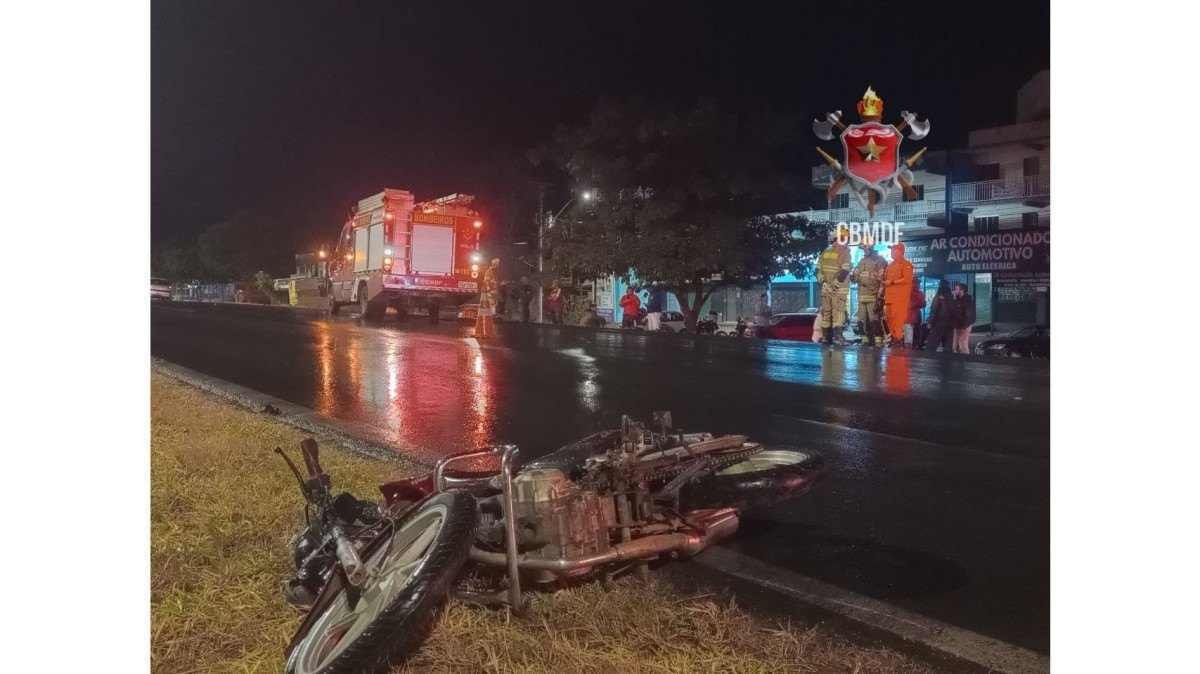 Motociclista morre após se envolver em acidente na BR-020