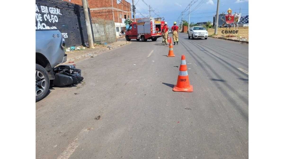 Após sofrer acidente no Paranoá, motociclista morre dentro do hospital