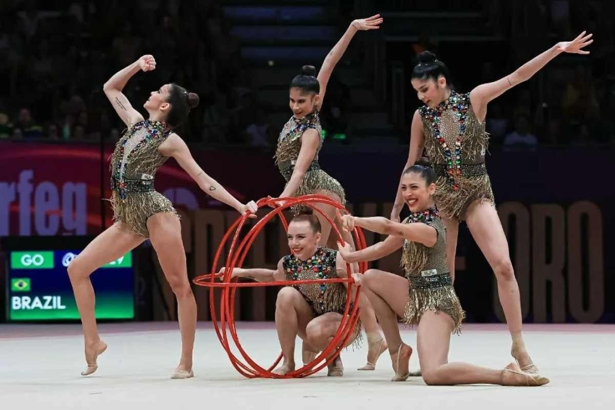 Brasil brilha no Mundial de ginástica rítmica e garante vaga em Paris-2024