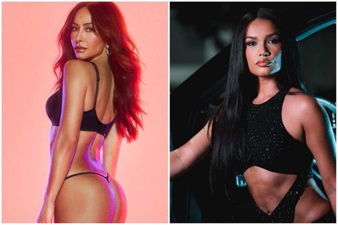 Sabrina Sato acumula 31,4 milhões de seguidores, já Julliete soma 31,3 milhões -  (crédito: Reprodução/Instagram)