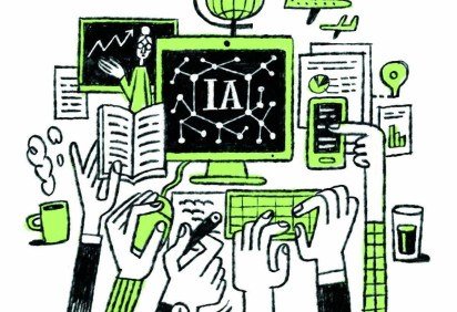 Ilustração trabalho inteligência artificial  03/09 -  (crédito: Caio Gomez) -Ilustração trabalho inteligência artificial  03/09 -  (crédito: Caio Gomez)