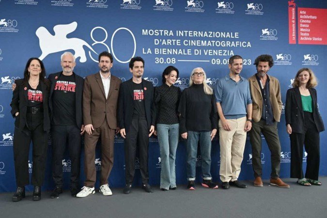 Júri do 80º Festival Internacional de Cinema de Veneza - (crédito: TIZIANA FABI / AFP) Júri do 80º Festival Internacional de Cinema de Veneza - (crédito: TIZIANA FABI / AFP)