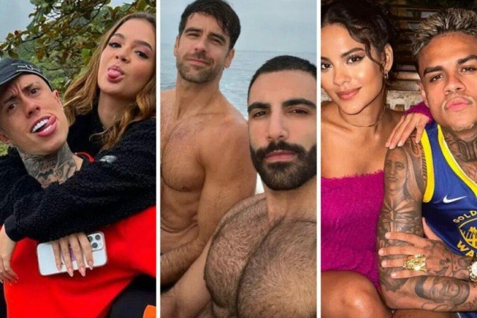 Casais famosos que terminaram o relacionamento neste mês de agosto - (crédito: Reprodução/Instagram) Casais famosos que terminaram o relacionamento neste mês de agosto - (crédito: Reprodução/Instagram)