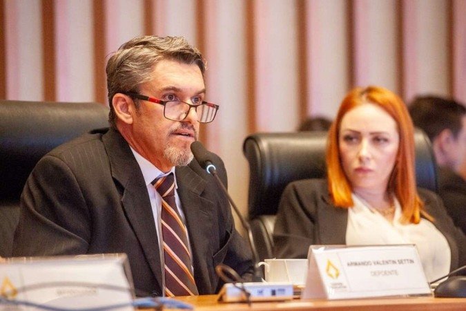 Armando Valentin repudiou o próprio depoimento dele dado à PCDF, após a prisão dele, em 8 de janeiro -  (crédito: Eurico Eduardo/Agência CLDF)