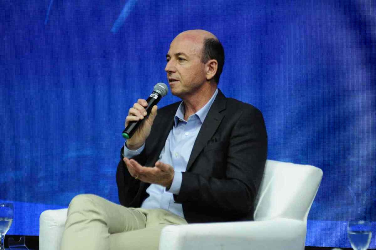 Rodrigo Maule, da Esalq/USP, participa do CB Fórum Agro 4.0, no auditório do Correio Braziliense -  (crédito: Minervino Júnior/D.A Press/CB)