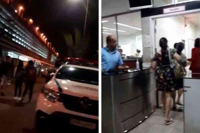 Policiais socorrem menino de 2 anos picado por escorpião - (crédito: Reprodução) Policiais socorrem menino de 2 anos picado por escorpião - (crédito: Reprodução)