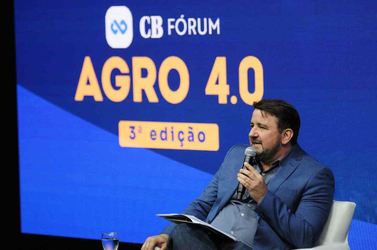 Rogério Mauro destaca, no Fórum CB Agro 4.0, a importância de o pequeno produtor agrário ter acesso a novas tecnologias -  (crédito: Minervino Júnior/D.A Press/CB)