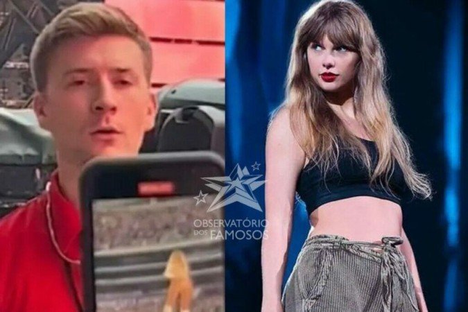 Segurança demitido durante show Taylor Swift explica motivo de polêmica - (crédito: Reprodução/Instagram @calvindenker @taylorswift) Segurança demitido durante show Taylor Swift explica motivo de polêmica - (crédito: Reprodução/Instagram @calvindenker @taylorswift)