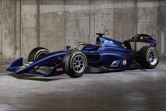 Novo modelo de carro da F2 será usado nas temporadas de 2024 a 2026 - (crédito: F2/Divulgação) Novo modelo de carro da F2 será usado nas temporadas de 2024 a 2026 - (crédito: F2/Divulgação)