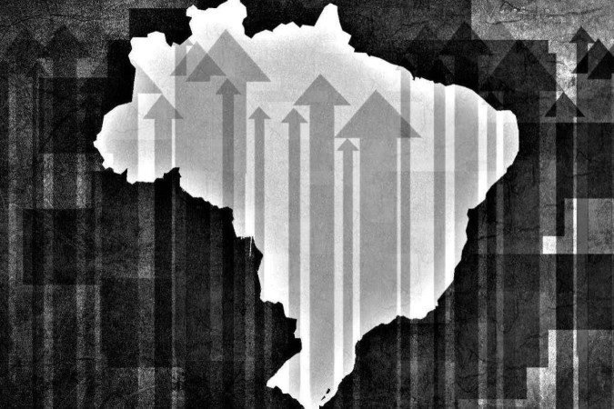 Mapa do Brasil ilustração - (crédito: Maurenilson Freire) Mapa do Brasil ilustração - (crédito: Maurenilson Freire)