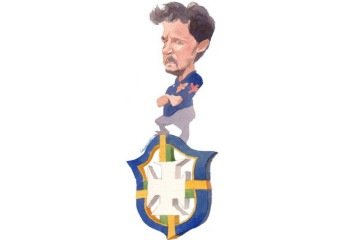 O Gama foi o último time da carreira de Fernando Diniz. Ele era comandado à época pelo técnico Ademir Fonseca na Série B do Campeonato Brasileiro -  (crédito: Kleber Salles)