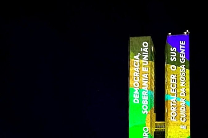 Projeção - 7 Setembro - Congresso Nacional 