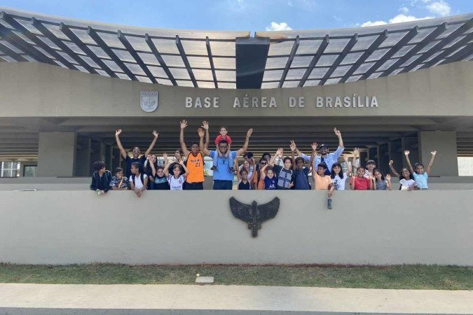 Crianças do Sol Nascente aproveitaram o passeio -  (crédito: Pedro Ibarra/CB/D.A. Press)