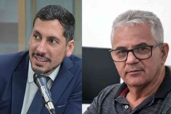 A confusão envolveu o deputado Lucas Lasmar (esquerda) e o prefeito de Cláudio, Reginaldo Freitas - (crédito: Luiz Santana/ALMG e Reprodução/Prefeitura de Cláudio) A confusão envolveu o deputado Lucas Lasmar (esquerda) e o prefeito de Cláudio, Reginaldo Freitas - (crédito: Luiz Santana/ALMG e Reprodução/Prefeitura de Cláudio)
