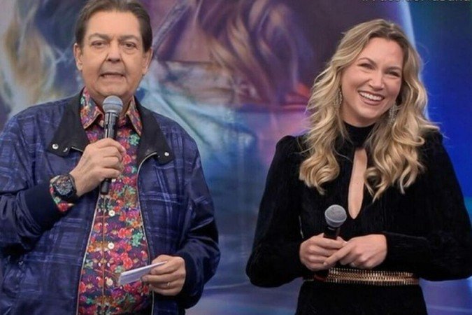 Faustão e Anne Lottermann
- (crédito: Reprodução/Band) Faustão e Anne Lottermann
- (crédito: Reprodução/Band)