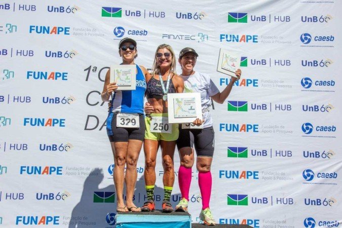 Fotos da 1.. Corrida e Caminhada da UnB/HUB, realizada no dia 28 de agosto de 2022.
- (crédito: Luis Gustavo Prado) Fotos da 1.. Corrida e Caminhada da UnB/HUB, realizada no dia 28 de agosto de 2022.
- (crédito: Luis Gustavo Prado)