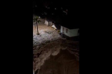 Ciclone no RS: nível de rio sobe e prefeitura faz alerta: 