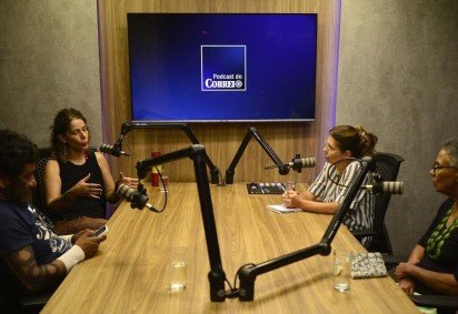 Cassandra Mello e Doto Takak Ire são entrevistados no podcast - (crédito: Carlos Vieira/CB/D.A Press) Cassandra Mello e Doto Takak Ire são entrevistados no podcast - (crédito: Carlos Vieira/CB/D.A Press)