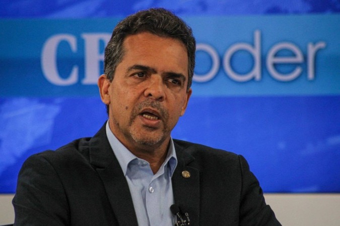  Ricardo Vale, vice-presidente da Câmara Legislativa, é o entrevistado do CB.Poder. Na bancada, a jornalista Ana Maria Campos. -  (crédito:  Kayo Magalhães/CB/D.A Press)