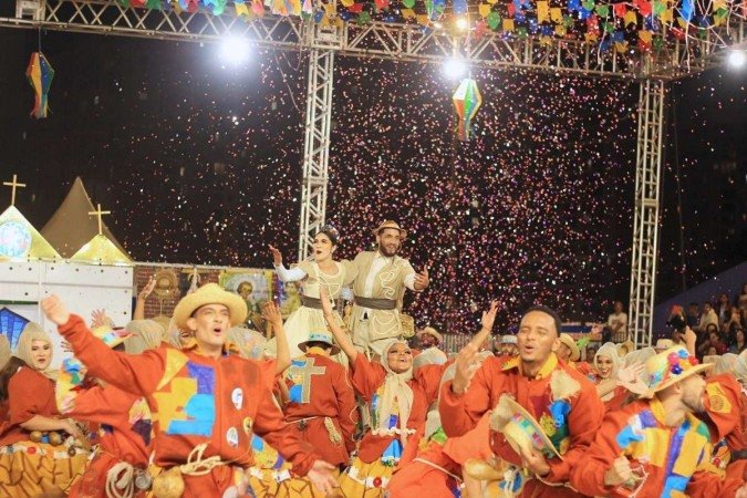 Quadrilha Junina Sabugo de Milho, da M Norte, em Taguatinga. 