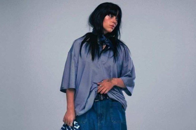 O oversized virou marca registrada de Billie Eilish