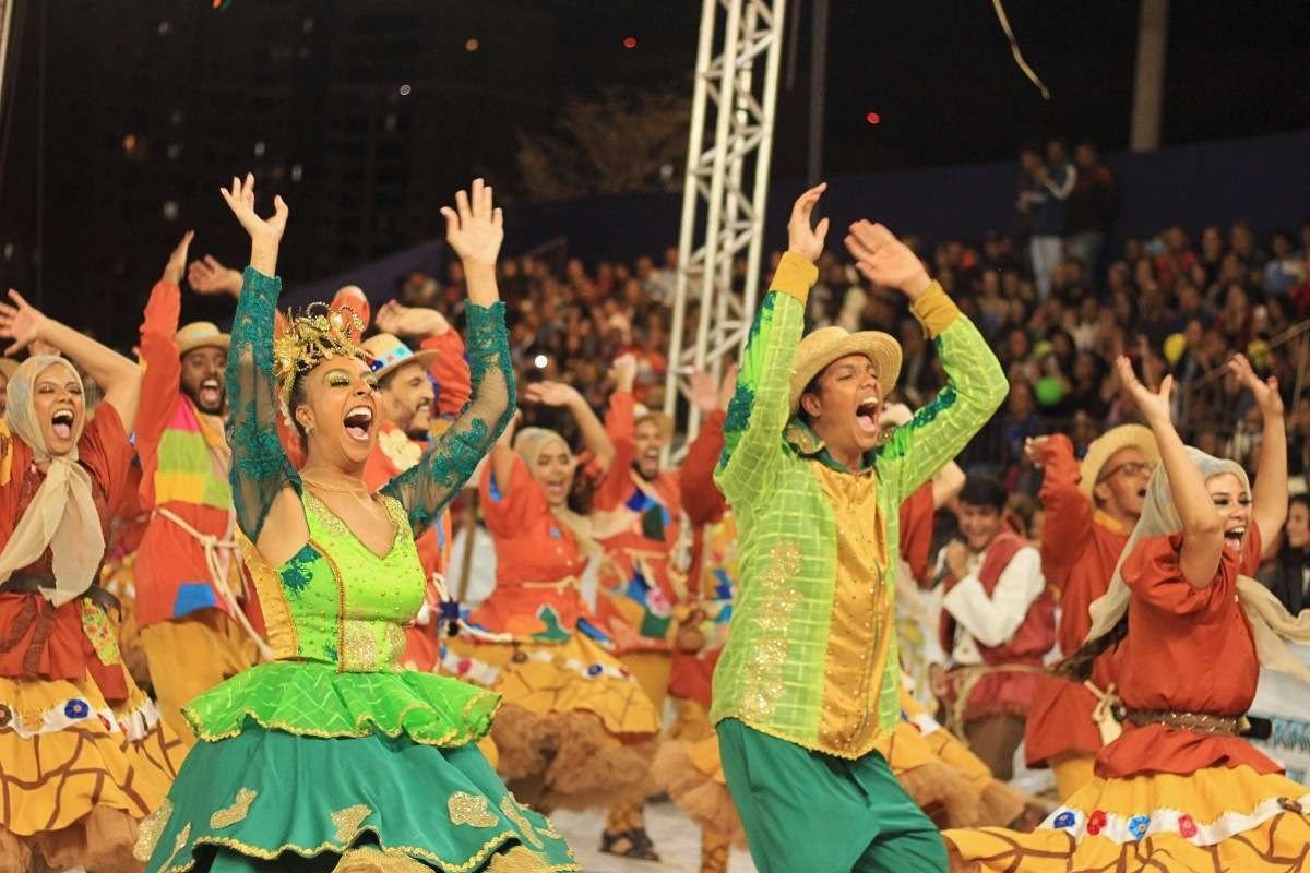 Quadrilha Junina Sabugo de Milho, da M Norte, em Taguatinga. 