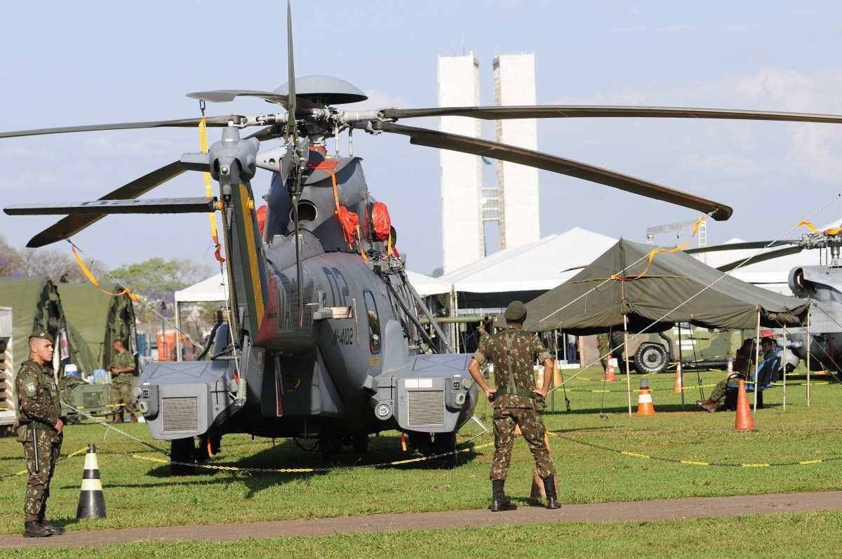  05/09/2023. Crédito: Minervino Júnior/CB/D.A Press. Brasil.  Brasilia - DF. Preparativos e estrutura para o desfile de 07 de Setembro na Esplanada dos Ministérios.
