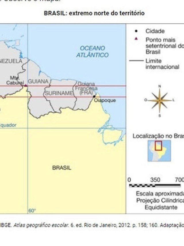 Os verdadeiros pontos extremos do Brasil