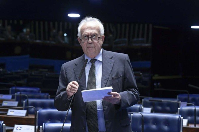 Afastado do Senado desde novembro de 2022 por motivo de saúde, Jarbas Vasconcelos anuncia renúncia ao cargo de senador - (crédito: Waldemir Barreto/Agência Senado) Afastado do Senado desde novembro de 2022 por motivo de saúde, Jarbas Vasconcelos anuncia renúncia ao cargo de senador - (crédito: Waldemir Barreto/Agência Senado)