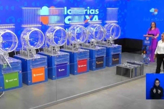 Sorteios loterias Caixa 6 de setembro
- (crédito: Reprodução Caixa) Sorteios loterias Caixa 6 de setembro
- (crédito: Reprodução Caixa)