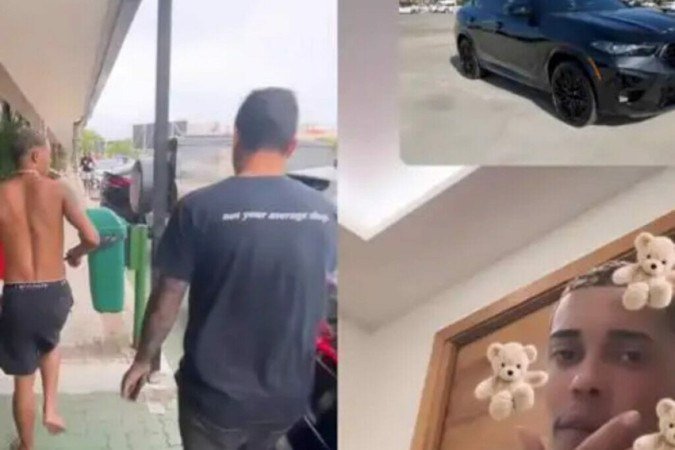 MC Poze do Rodo surpreendeu seus fãs ao adicionar mais um carro à sua já impressionante coleção automobilística - (crédito: Observatorio dos Famosos) MC Poze do Rodo surpreendeu seus fãs ao adicionar mais um carro à sua já impressionante coleção automobilística - (crédito: Observatorio dos Famosos)